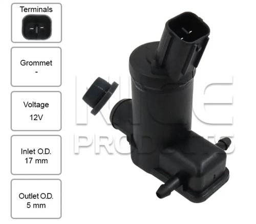 Front Windscreen Washer Pump for Mitsubishi Grandis BA (01/04 – 11/10)
