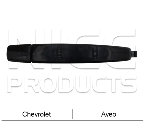 Front Left Outer Door Handle Black for Holden Captiva (10/06 - 01/19)