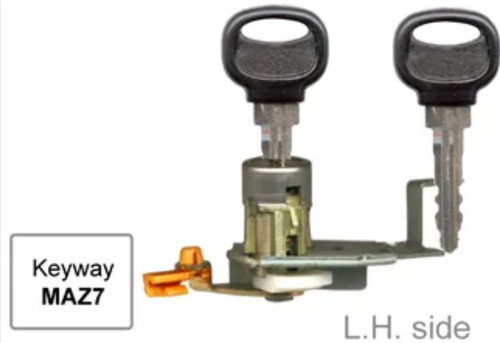 Left Door Lock for Mazda 626 GD 4 Door (11/87 – 12/91)