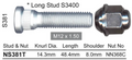 Hyundai Wheel Stud & Nut Set Trajet Steel Wheels