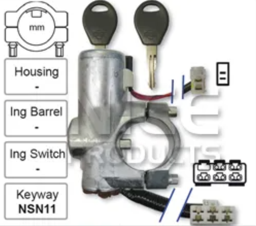 Ignition Lock & Switch for Nissan 300ZX Z32 Manual Trans (12/89 – 10/96)