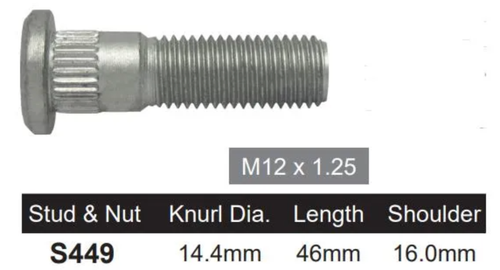 Nissan Wheel Stud Pathfinder R51 / Pathfinder R52