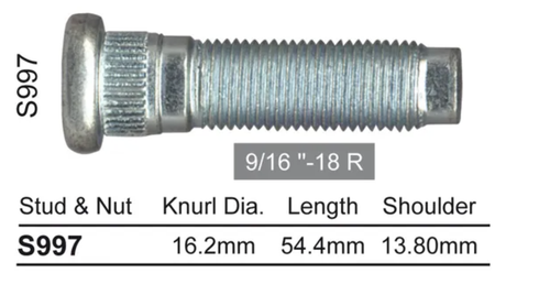 Ford Wheel Stud F-250 / F250 2WD Ford Diff
