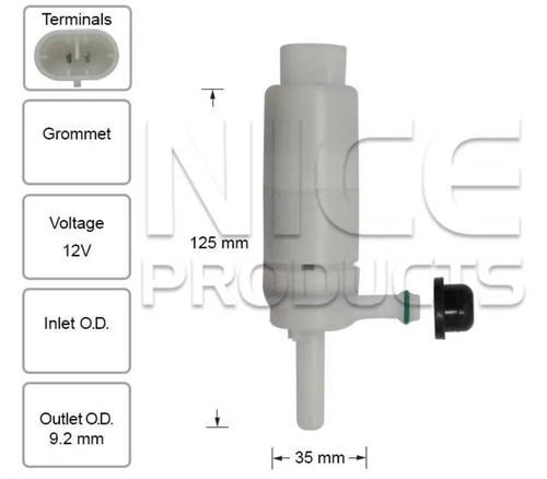 Headlight Washer Pump for Chrysler 300C (11/05 – 01/12)