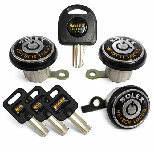 Solex Anti-Theft Door & Boot Locks (3 Lock Set) for Mitsubishi Nimbus UB (198...