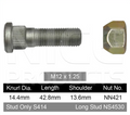 Nissan Wheel Stud & Nut Set Qashqai Steel Wheel