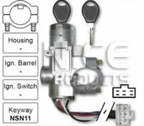 Ignition Lock & Switch for Nissan Pathfinder R50 Manual (04/97 – 12/01)