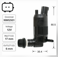 Front Windscreen Washer Pump for Ford Mustang (07/23 – 2025)