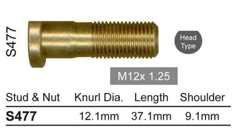Suzuki Wheel Stud L60 Series / ST10 Series / ST20 Series / ST80 Series