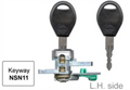 Left Door Lock for Nissan J30 All (02/95 – 09/99)