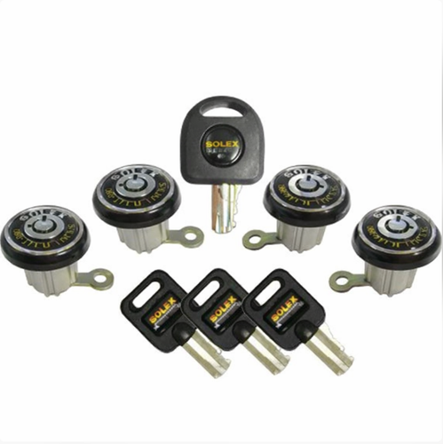 Solex Anti-Theft Door Locks (4 Lock Set) for Ford Econovan (02/84 – 07/99)