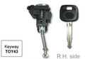 Right Door Lock for Toyota Camry Wagon 30 Series (10/02 – 04/06)