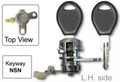Left Door Lock for Nissan X-Trail T30 (10/00 – 10/07)