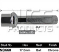 Audi Wheel Stud & Nut Set S8 D4 D5 / SQ8