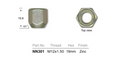4x Buick Wheel Nut Century / Electra / LeSabre / Park Avenue / Reatta & More