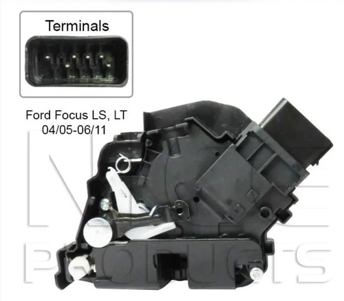 Rear Left Door Lock Actuator for Ford Focus LS-LT (04/05 - 06/11)