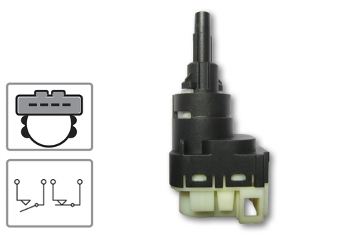 Brake Light Switch for Audi A2 1.4 Hatchback With Cruise Control (02/00 - 08/05)