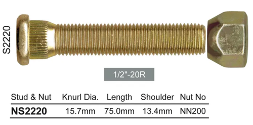 Jeep Wheel Stud & Nut Set ZJ / WJ