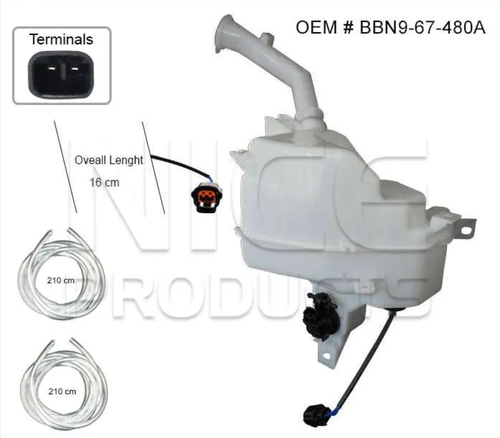 Washer Reservoir with Pump for Mazda Mazda 3 BL (2009 - 2013)