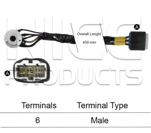 Ignition Switch for Hyundai Excel X3 4 Door w/o Air Bag Manual (08/97 – 08/00)