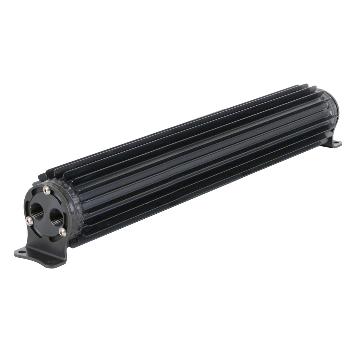 Derale Aluminum Black Heat Sink Fluid Cooler 20-1/4" x 3". 3/8" NPT Inlet