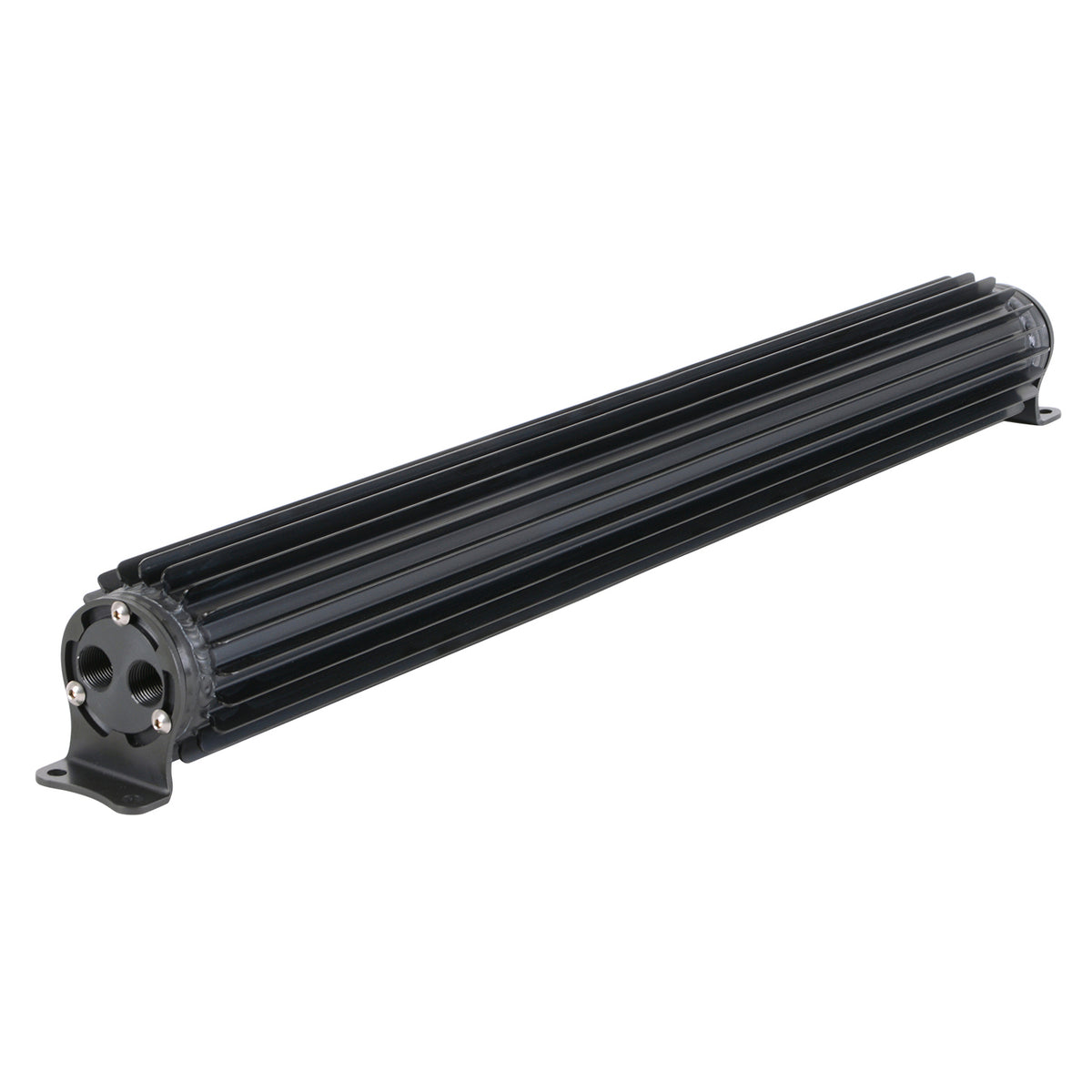 Derale Aluminum Black Heat Sink Fluid Cooler 25-1/4" x 3". 3/8" NPT Inlet