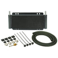 Derale Transmission 9 Row Plate & Fin 11"x5-3/4"x7/8" Cooler Kit