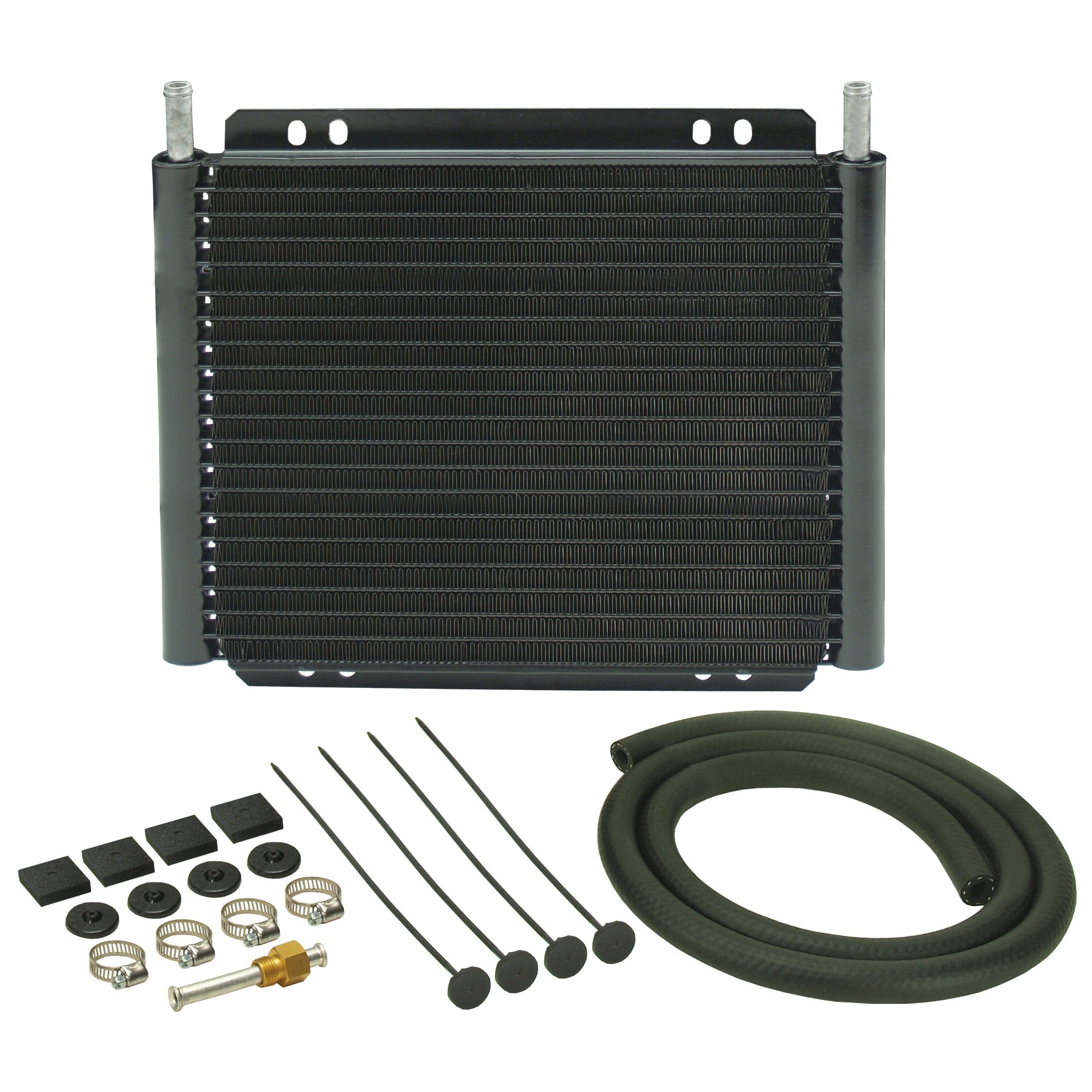 Derale Transmission 19 Row Plate & Fin 11"x9-1/4"x7/8" Cooler Kit
