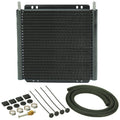 Derale Transmission 24 Row Plate & Fin 11"x12"x7/8" Cooler Kit
