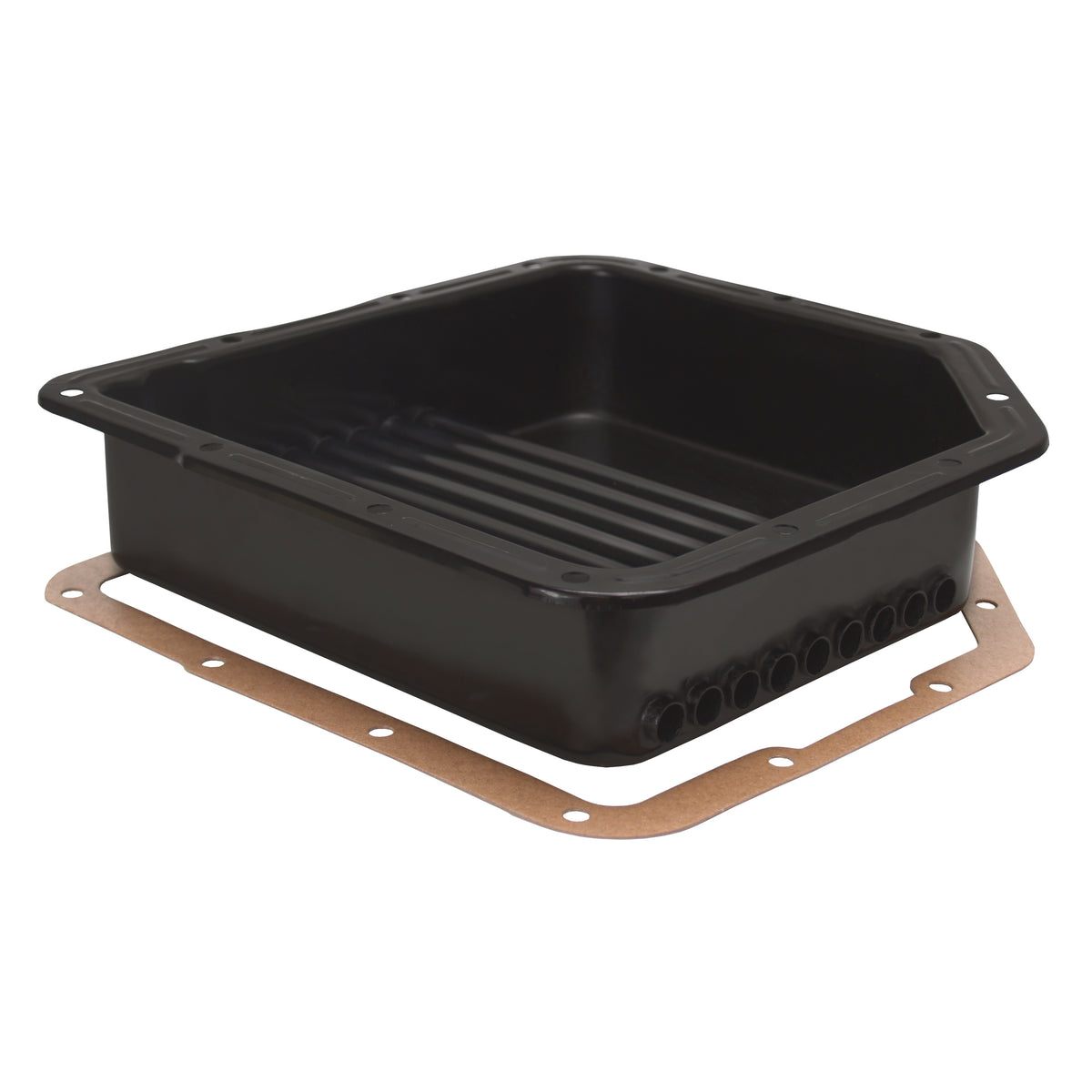 Derale Transmission Cooling Pan GM Turbo Hydro TH350 3-3/8" Deep + Tubes