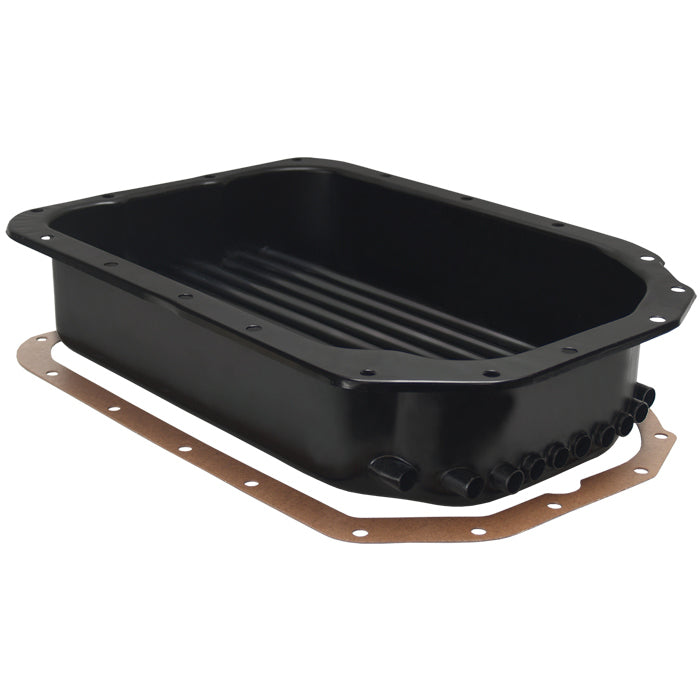 Derale Transmission Cooling Pan GM 700R4 4L80E 4-1/4" Deep + Tubes