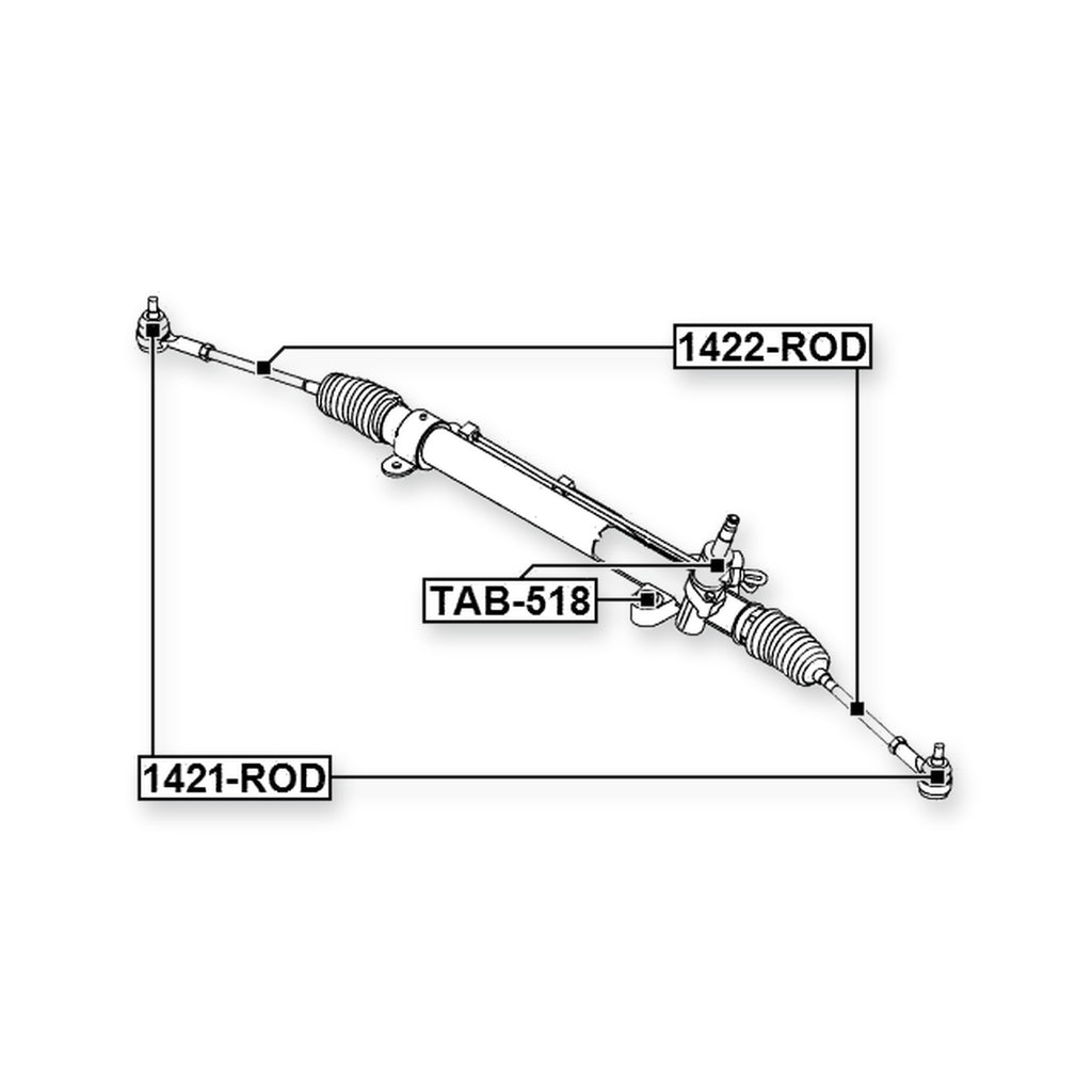 SsangYong Rodius/Stavic Front Steering Tie Rod End