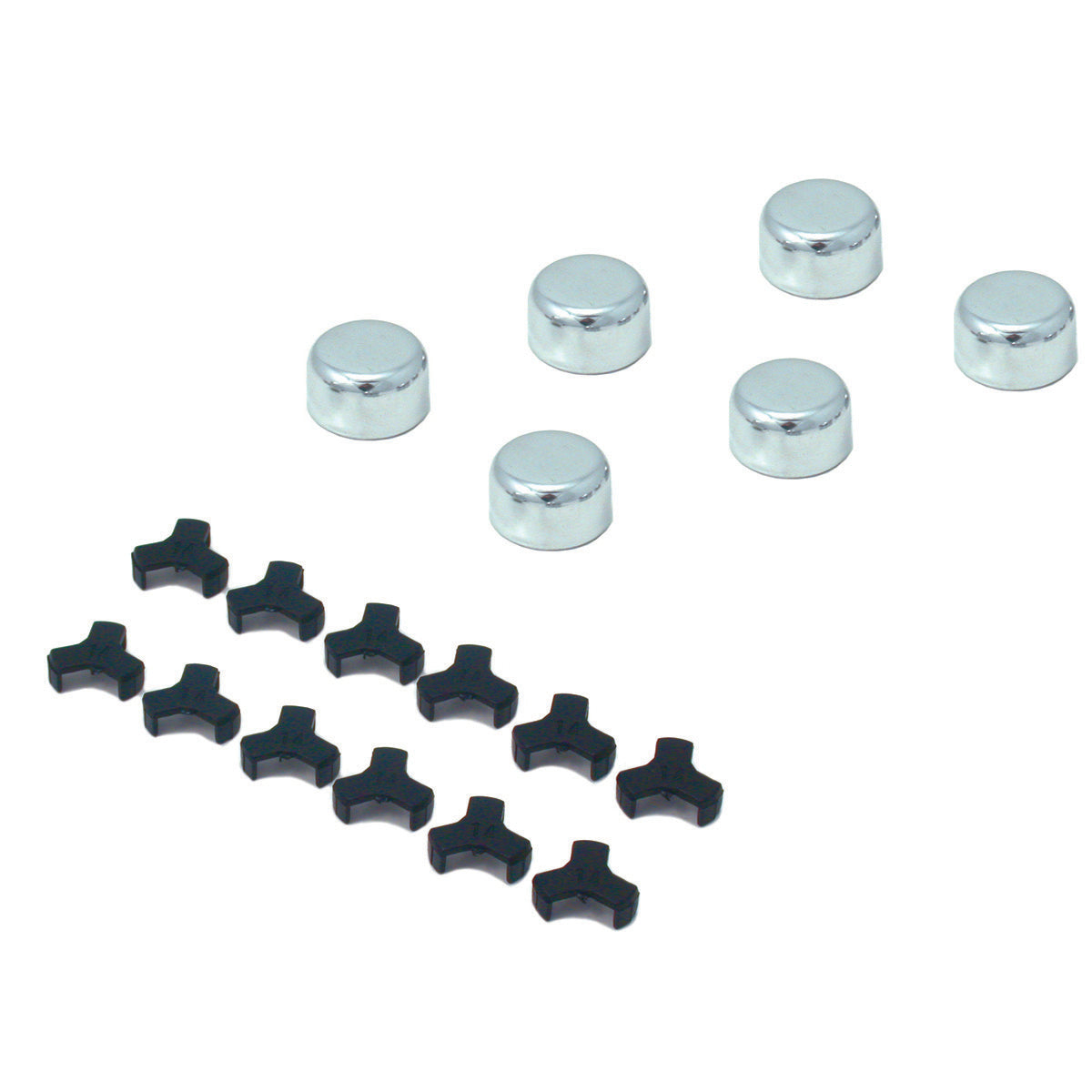 Spectre Performance Bolt Cap Covers with retainers suit 7/16" or 10mm Bolt