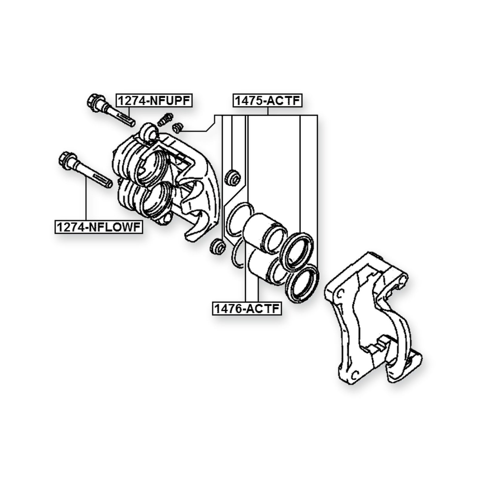 SsangYong Actyon Front Caliper Piston D45