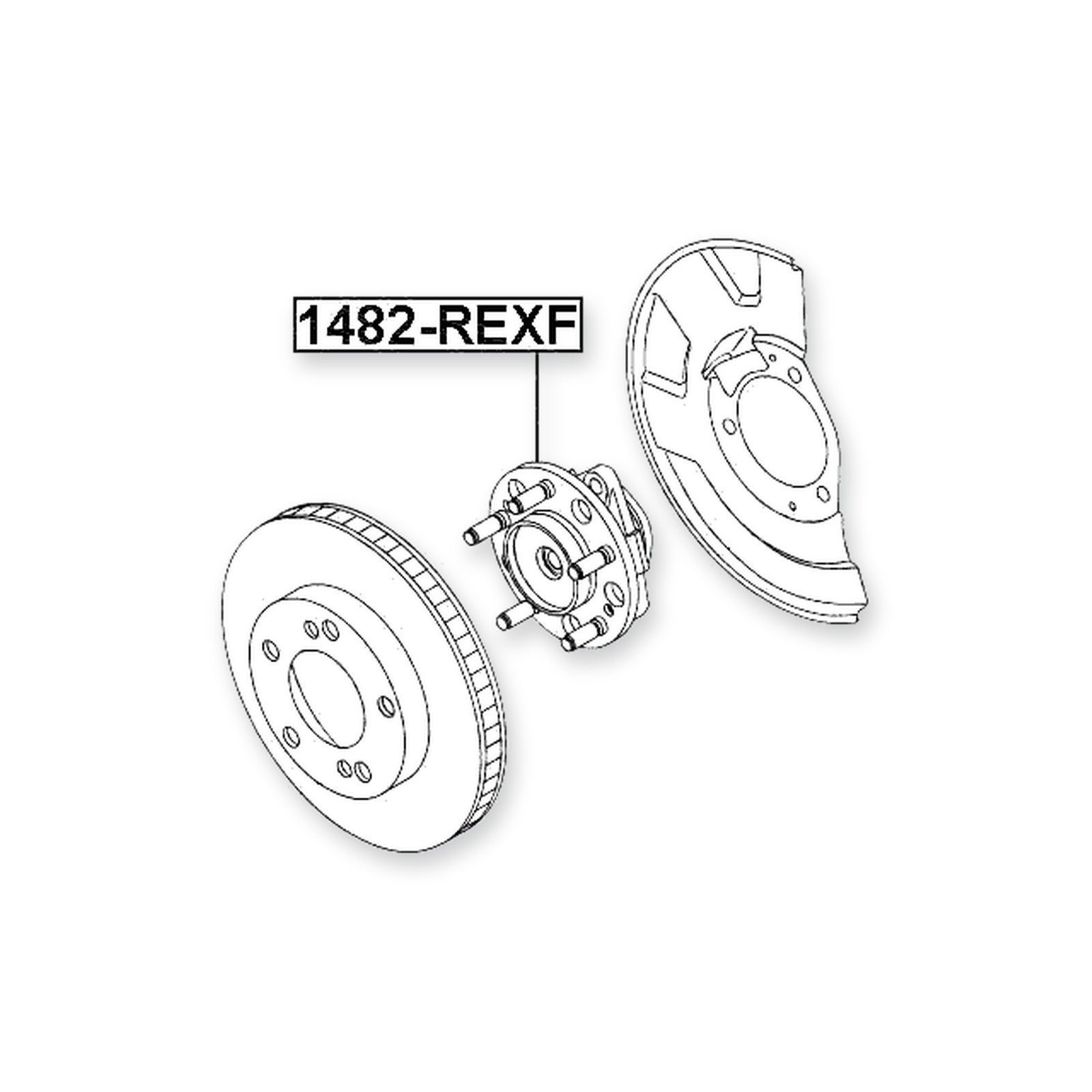 SsangYong Kyron Front Wheel Hub