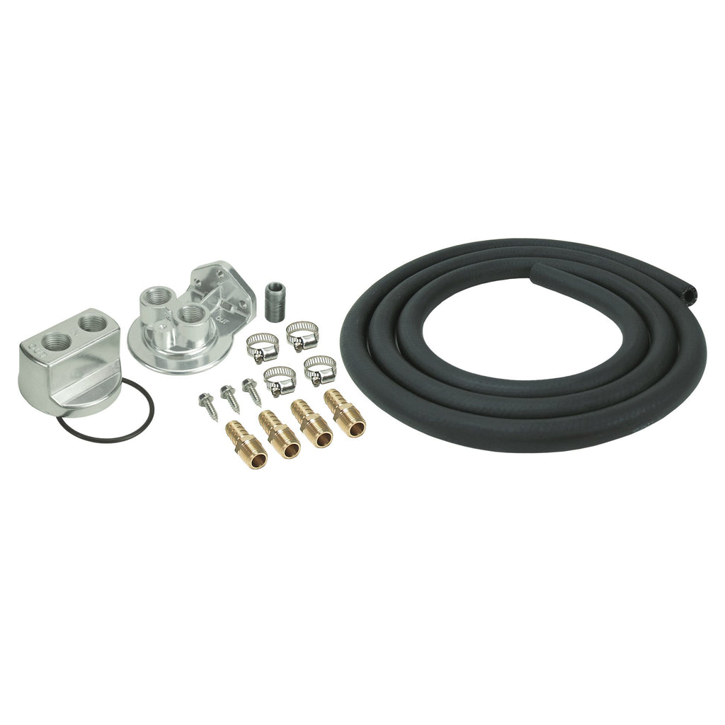 Derale Oil Filter Relocation Kit 22x1.5mm Oil Thread (Ford BA V8 onwards)