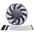 Derale 9" High Output Curved Blade Fan 625Cfm IP68 Waterproof/Dustproof