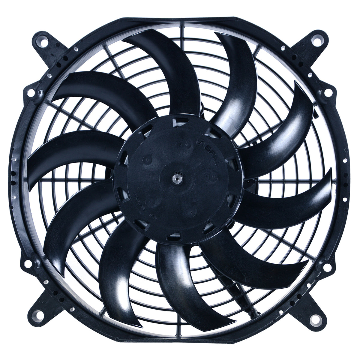 Derale 10" High Output Puller Curved Fan 802Cfm IP68 Waterproof/Dustproof