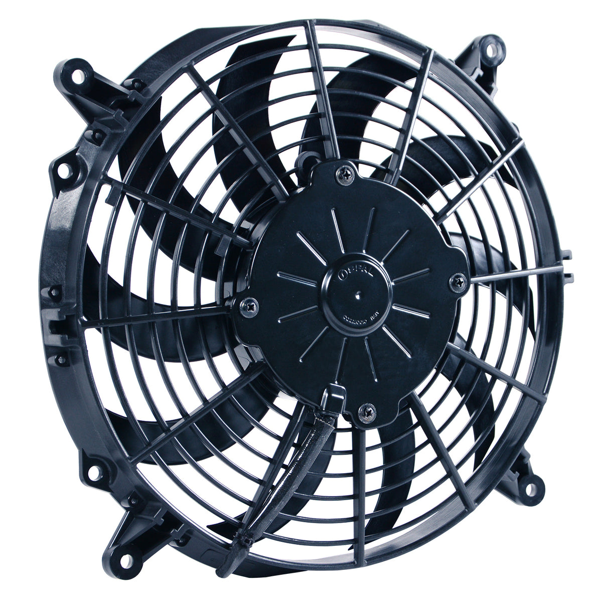 Derale 10" High Output Puller Curved Fan 802Cfm IP68 Waterproof/Dustproof