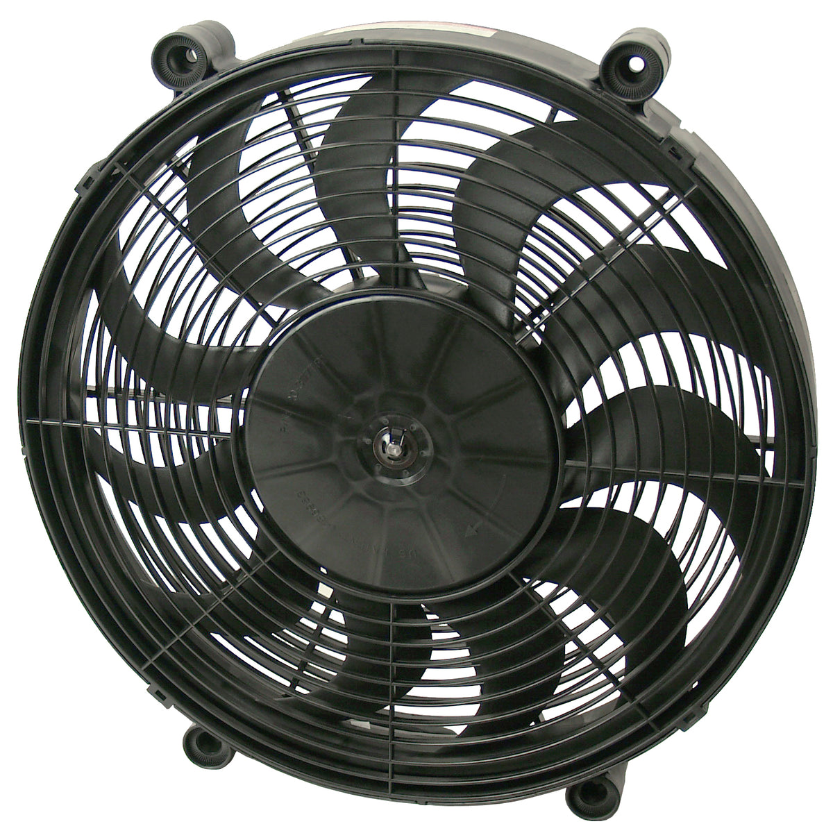 Derale 17" High Output Single Radiator Pusher/Puller 2 Speed Fan 2400Cfm