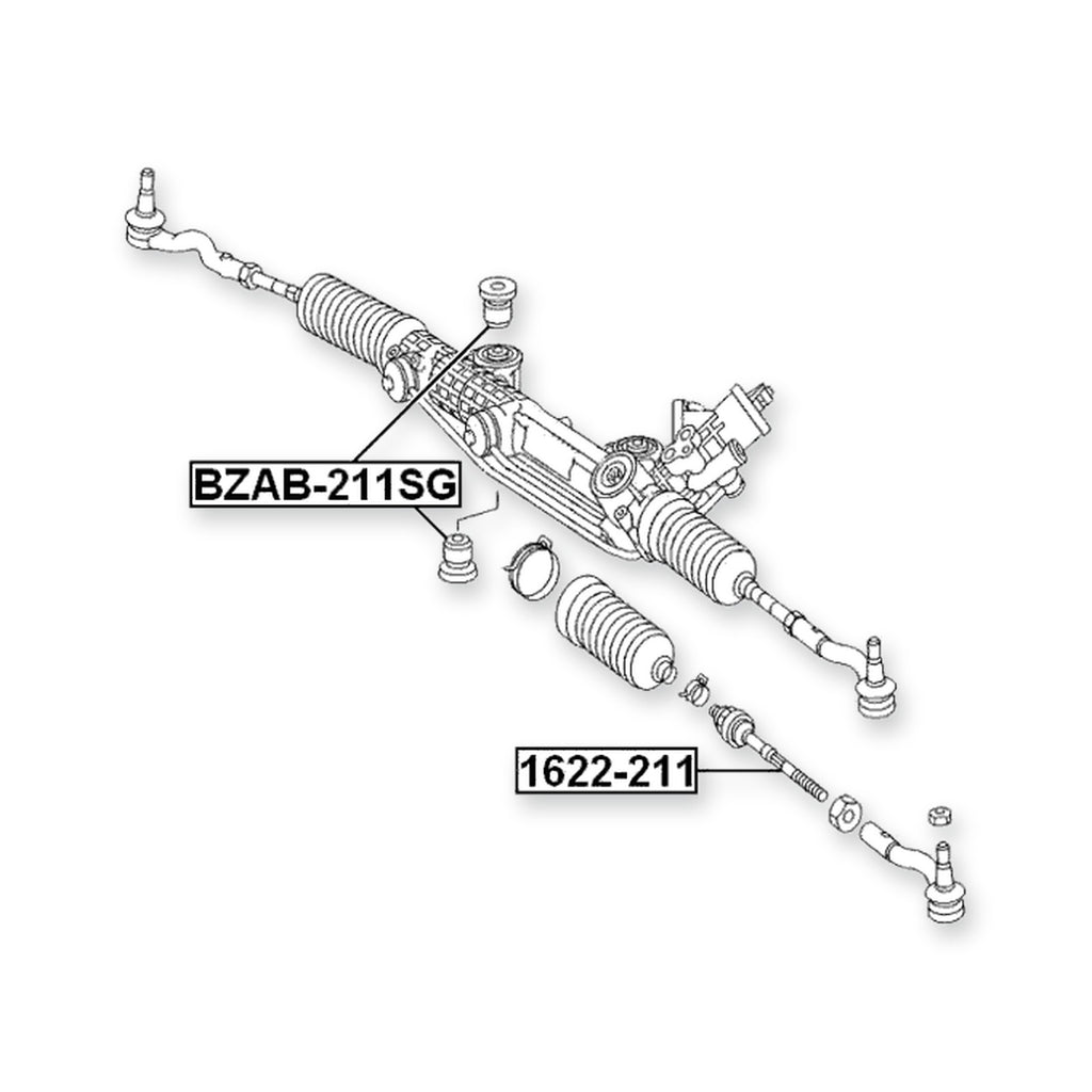 Mercedes-Benz E-Class Front Steering Tie Rod 2002-2009