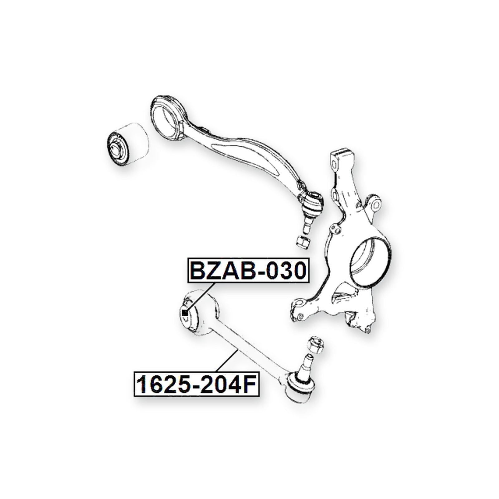 Mercedes-Benz Glk 200 Cdi & More Front Lower Rod 2007-2015