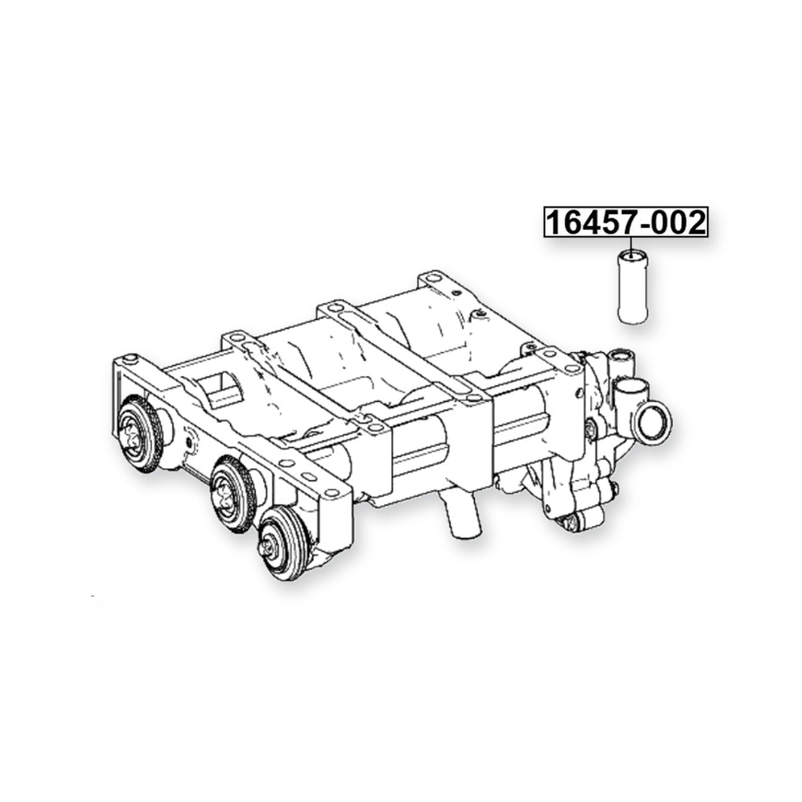 Mercedes-Benz 224 Oil Pipe