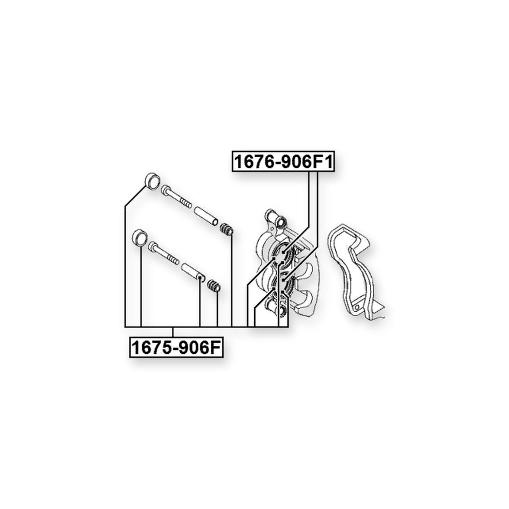 Mercedes-Benz 224 Front Caliper Piston D51.9 2005-2013