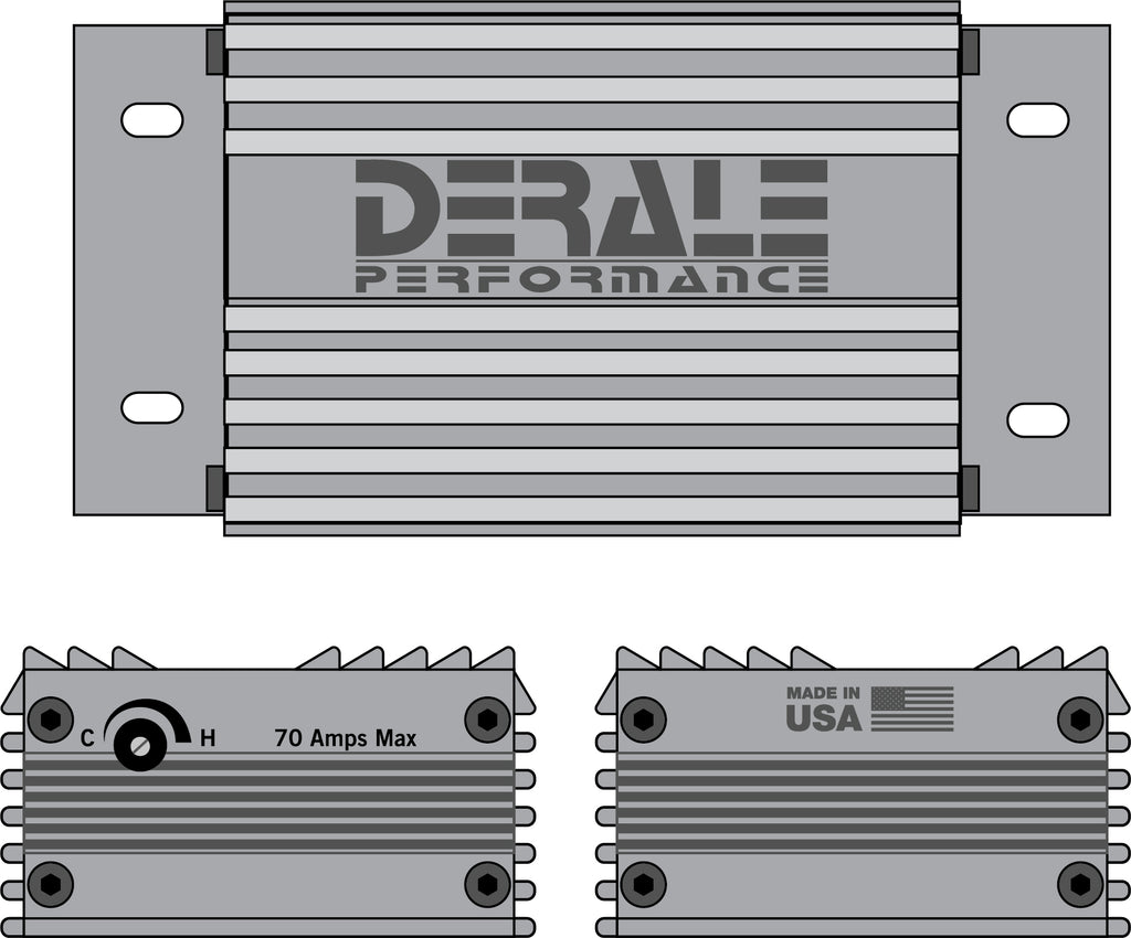 Derale Pulse Width Modulation 70Amp Adjustable Multiple Fan Controller