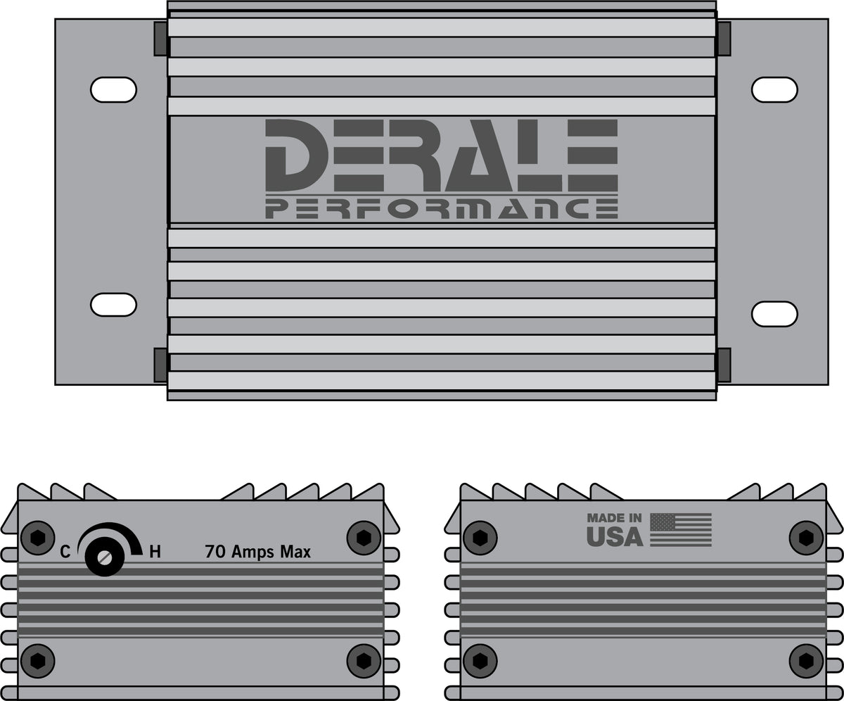 Derale Pulse Width Modulation 70Amp Adjustable Multiple Fan Controller