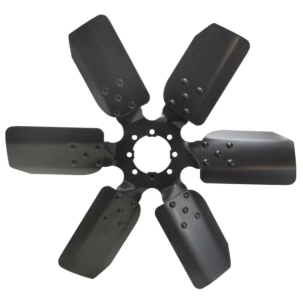 Derale Standard Rotation Fan Clutch Fan Black 19 Inch 8 Hole Centre Hub