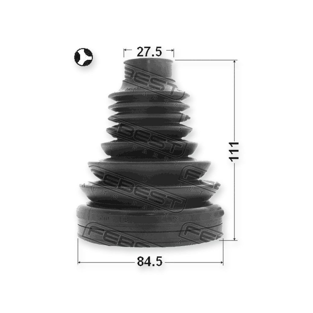 Ford Mondeo CA2 Inner Boot CV Joint Kit 84.5X111X27.5 & More