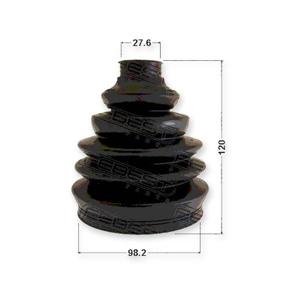 Ford Mondeo CA2 Outer Boot CV Joint Kit Pvc 98.2X120X27.6 & More