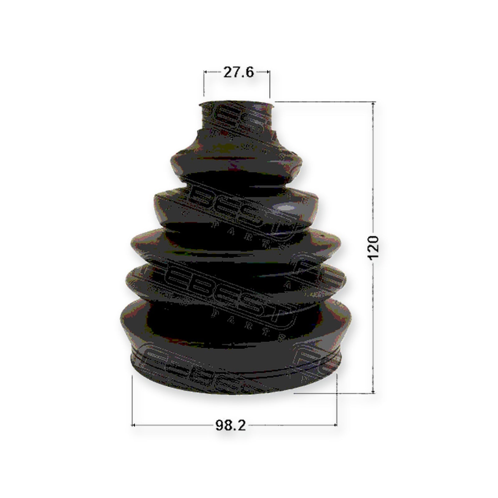 Ford Mondeo CA2 Outer Boot CV Joint Kit Pvc 98.2X120X27.6 & More